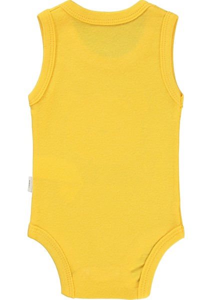 Erkek Bebek Çıtçıtlı Badi 1-36 Ay Hardal fiyatları