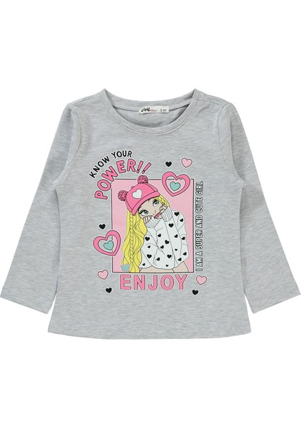 Civil Girls Kız Çocuk Sweatshirt 2-5 Yaş Karmelanj