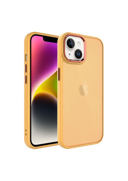iPhone 14 Plus Kılıf Buzlu Sert Pc May Kapak