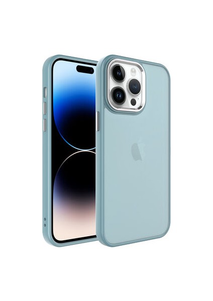 iPhone 14 Pro Kılıf Buzlu Sert Pc May Kapak