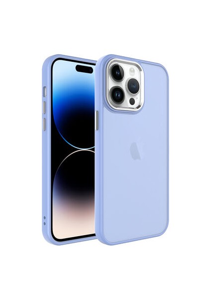 iPhone 14 Pro Kılıf Buzlu Sert Pc May Kapak