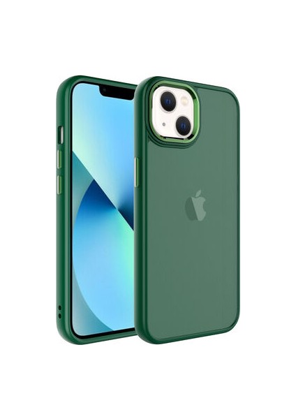 iPhone 13 Kılıf Buzlu Sert Pc May Kapak