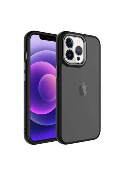 iPhone 13 Pro Kılıf Buzlu Sert Pc May Kapak