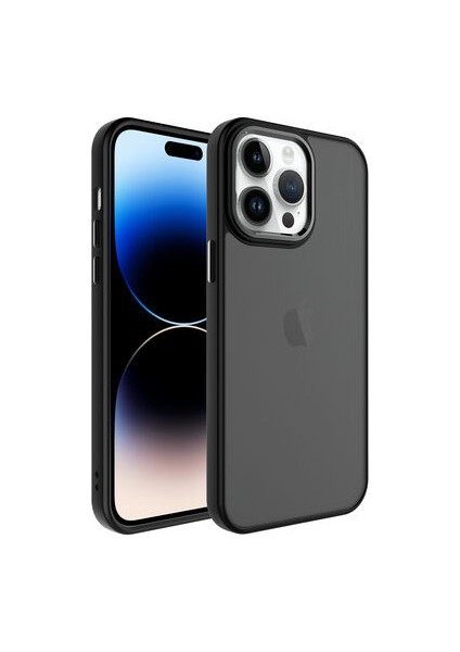 iPhone 14 Pro Max Kılıf Buzlu Sert Pc May Kapak
