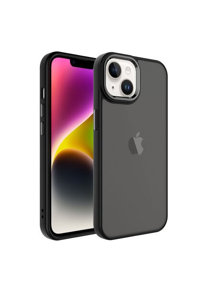 iPhone 14 Plus Kılıf Buzlu Sert Pc May Kapak