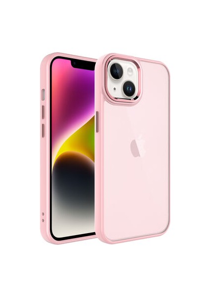 iPhone 14 Plus Kılıf Buzlu Sert Pc May Kapak