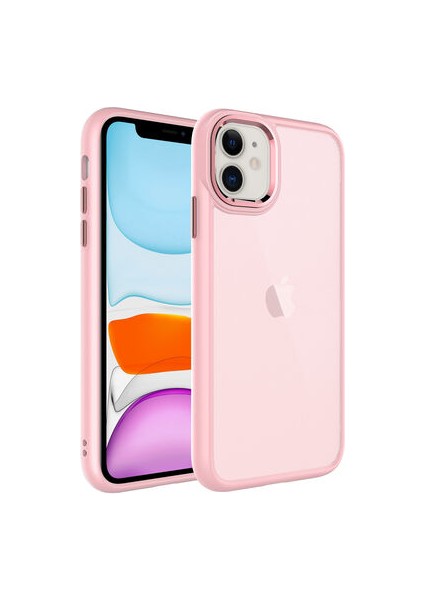 iPhone 11 Kılıf Buzlu Sert Pc May Kapak