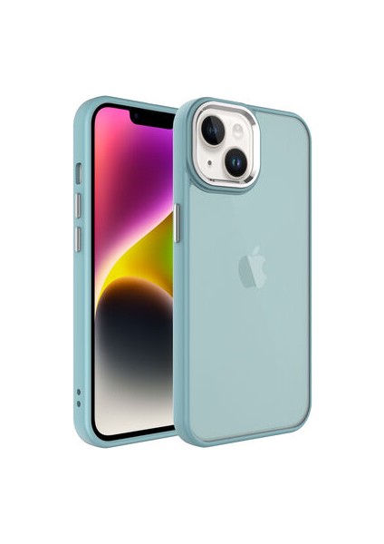 iPhone 14 Plus Kılıf Buzlu Sert Pc May Kapak