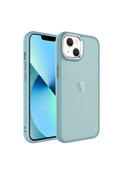 iPhone 13 Kılıf Buzlu Sert Pc May Kapak