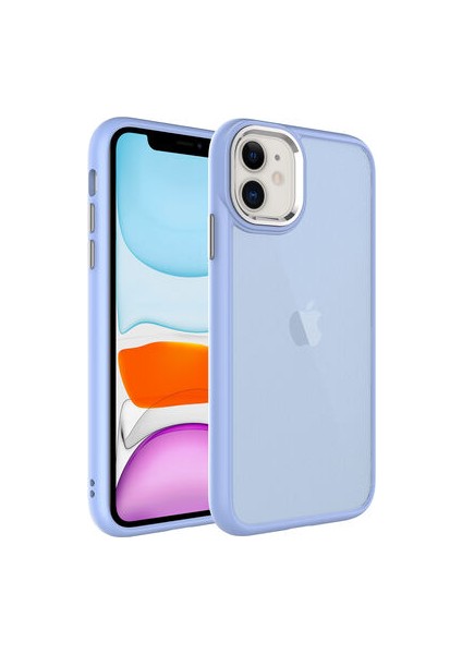iPhone 11 Kılıf Buzlu Sert Pc May Kapak