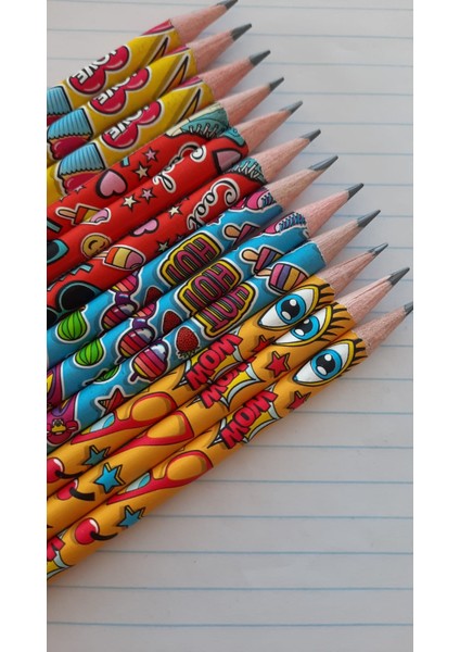 Popart Silgili Kurşun Kalem Serisi 2b 12 Adet