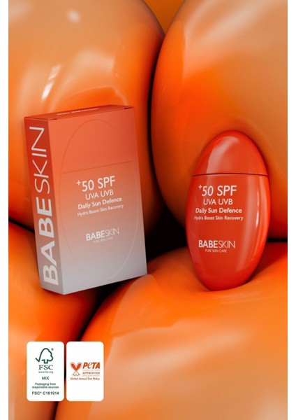 Hassas Ciltler Için Yüksek Koruma Ve Nemlendirici Etkili Güneş Kremi Spf 50 , 50 Ml