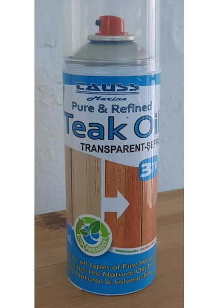 Marine Teak Oıl / Transparent Spray (Solventsiz Şeffaf Tik Yağı) 400 ml