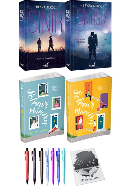 Sınır - Sınırsız - Solmuş Mürekkep 2’li Set + Kalem + Not Defteri