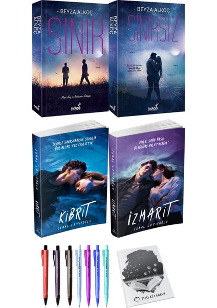 Sınır - Sınırsız -Kibrit- İzmarit + Kalem + Not Defteri