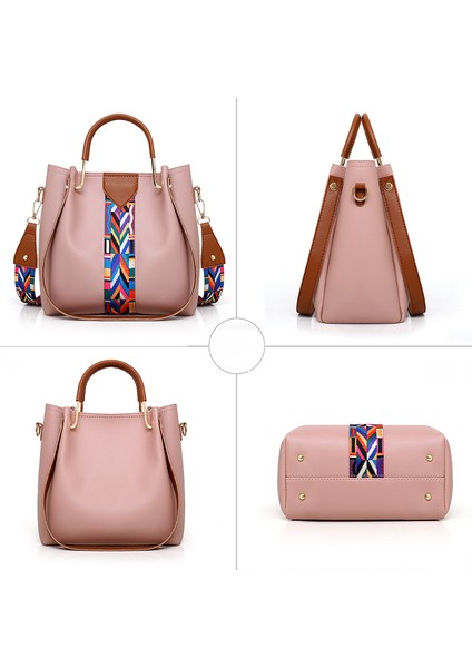 Büyük Kapasiteli Kadın Omuz Çantası Taşınabilir Çanta - Dörtlü Set (Yurt Dışından) modelleri