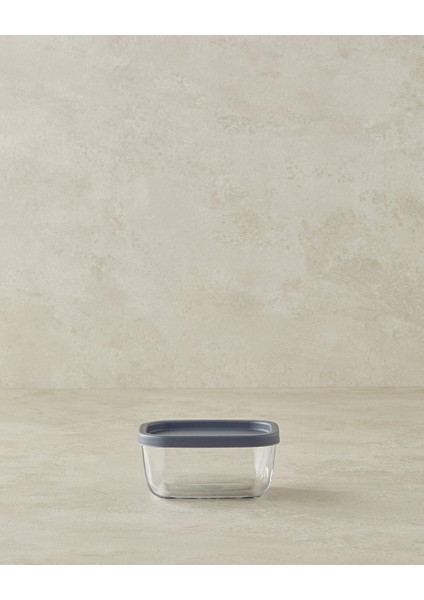 Fresh Safe Cam Saklama Kabı 405 ml Gri