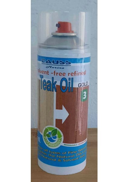 Marine Teak Oıl / Gold Spray  (Solventsiz Natürel Tik Yağı) 400 ml