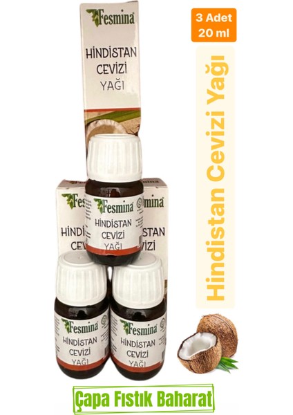 Hindistan Cevizi (3 * 20 ml)