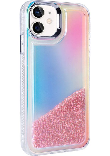 Apple iPhone 11 Kılıf Airbagli Renkli Arka Yüzey Boncuk Tasarımlı Zore Kumul Kapak