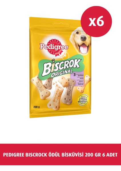 Biscrock Ödül Bisküvisi 200 G 6x