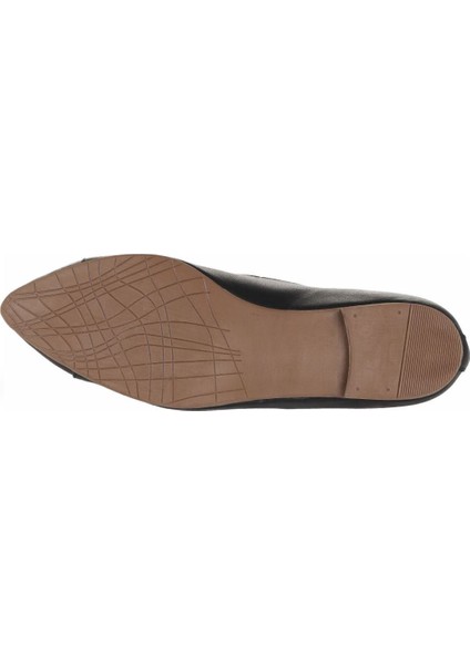 Bueno Shoes Siyah Deri Kadın Loafer 01Wr3114