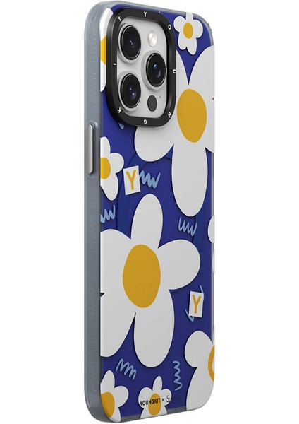 Apple iPhone 15 Pro Max Uyumlu Kılıf Magsafe Özellikli Sunshine Tasarım Spring Breeze Seri Beyaz fiyatları