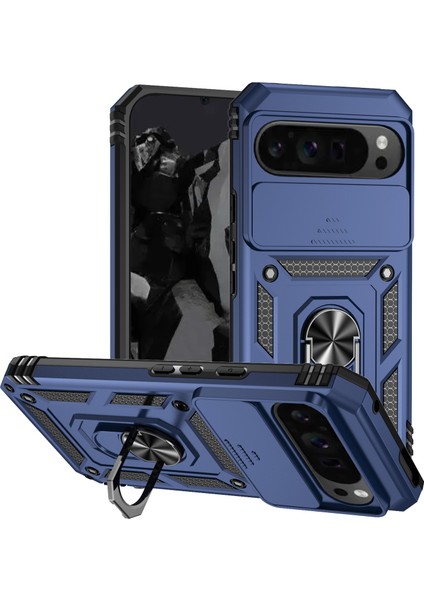 Google Pixel 9 Pro Için Kayar Camshid Kılıf (Yurt Dışından)