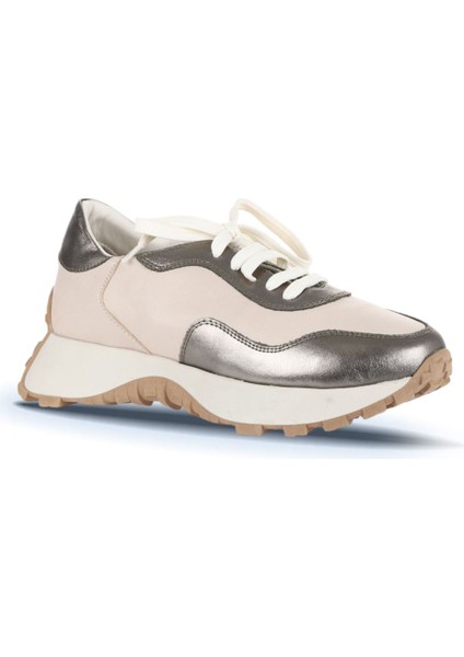 Haki Krem Deri Kadın Spor Ayakkabı 01WA8600 fiyatları
