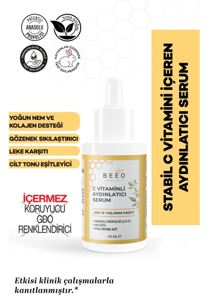 Bee' o  C Vitaminli Aydınlatıcı Serum