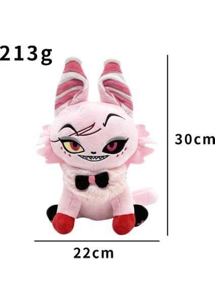 Melek Meow Hazbin Otel Cehennem Inn Melek Kedi Peluş Bebek 25CM (Yurt Dışından)