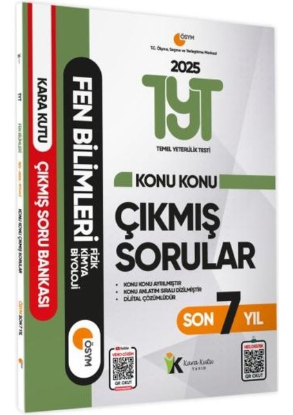 İnformal Yayınları 2025 YKS – TYT Fen Bilimleri Karakutu Konu Konu Çıkmış Soru Bankası