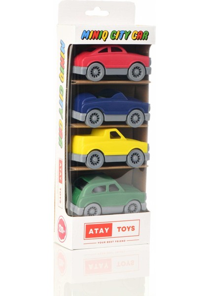 Mınıq Cıty Car Classıc Mıx 4’lü Set Oyuncak Araba