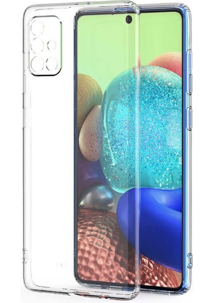 Samsung Galaxy A51 Kılıf Kamera Korumalı Süper Silikon