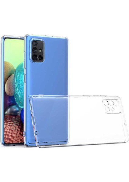 Samsung Galaxy A51 Kılıf Kamera Korumalı Süper Silikon