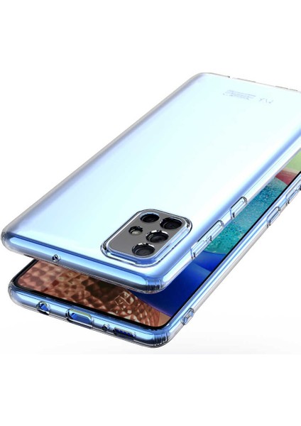 Samsung Galaxy A51 Kılıf Kamera Korumalı Süper Silikon