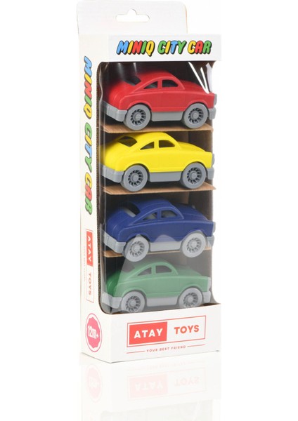 Atay Toys Mınıq Cıty Car Auto Classıc 4’lü Set Oyuncak Araba