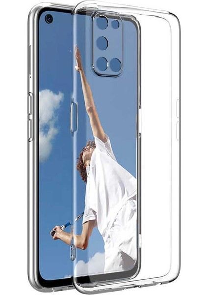 Oppo Reno 4 Kılıf Kamera Korumalı Süper Silikon