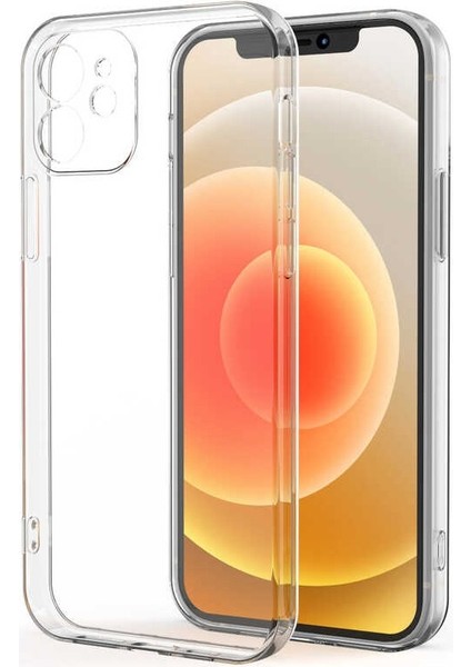 Iphone 12 Kılıf Kamera Korumalı Süper Silikon