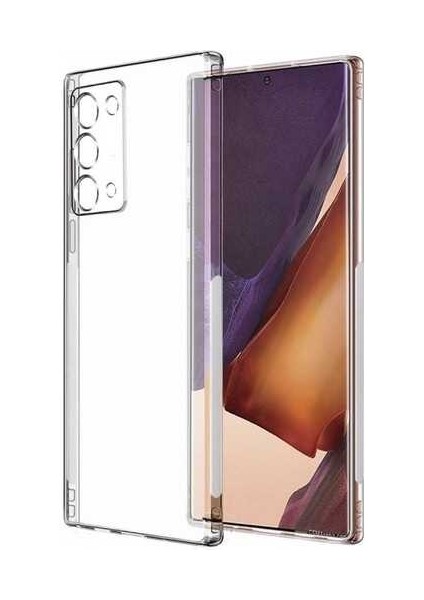 Samsung Galaxy Note 20 Kılıf Kamera Korumalı Süper Silikon