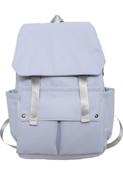 Basit Gündelik Sırt Çantası, Şık Üniversite Öğrenci Çantası, Büyük Kapasiteli Çift Seyahat Sırt Çantası (Yurt Dışından)