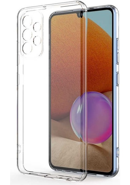 Samsung Galaxy A32 4g Kılıf Kamera Korumalı Süper Silikon