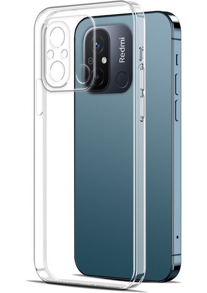 Xiaomi Redmi 12C Kılıf Kamera Korumalı Süper Silikon