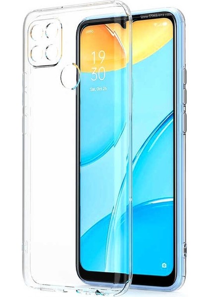 Oppo A15S Kılıf Kamera Korumalı Süper Silikon