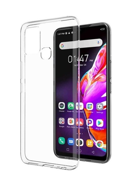 Infinix Hot 10T Kılıf Kamera Korumalı Süper Silikon
