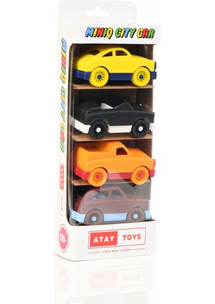 Atay Toys Mınıq Cıty Car Ffm Mıx 4’lü Set Oyuncak Araba