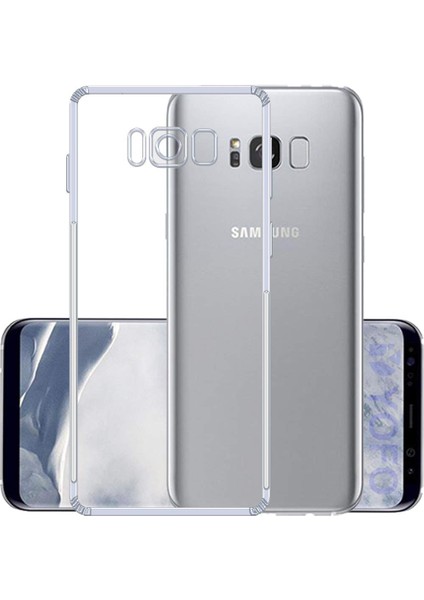 Samsung Galaxy S8 Kılıf Kamera Korumalı Süper Silikon