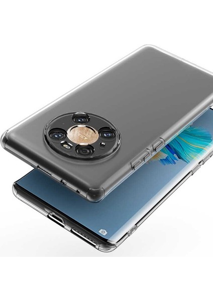 Huawei Mate 40 Pro Kılıf Kamera Korumalı Süper Silikon