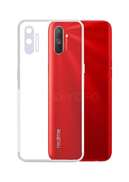 Realme C3 Kılıf Kamera Korumalı Süper Silikon
