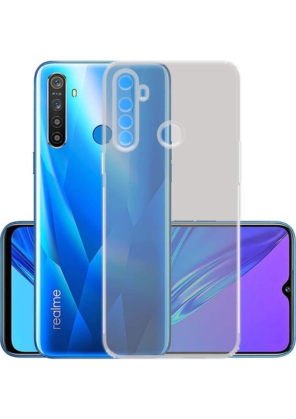 Realme 5i Kılıf Kamera Korumalı Süper Silikon